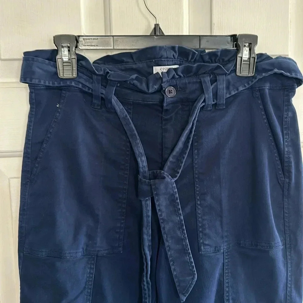 Crown & Ivy Navy Pant Size 8 - Picture 3 of 4
